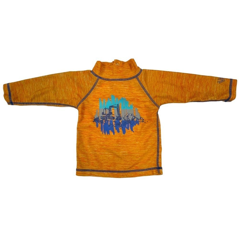 UV Skinz UPF 50+ Sunwear Orange w Gray, Blue Truck Toddler Boy Size 12-18 Months